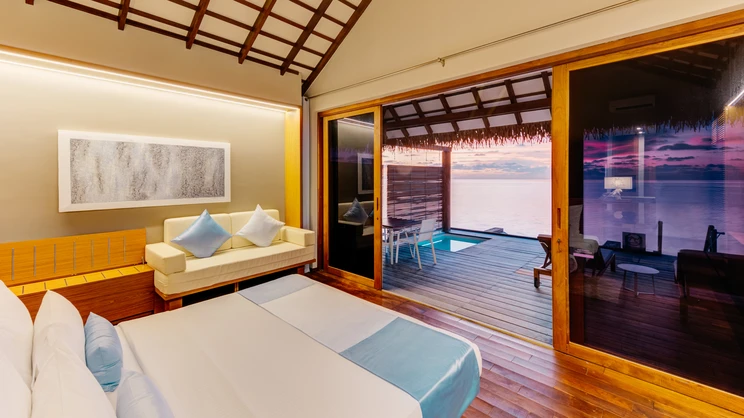 Sunset Water Bungalow with Jacuzzi